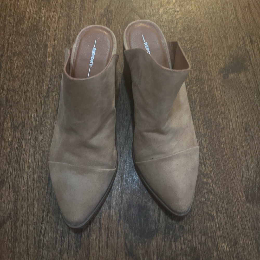 Report Tisha Women's Tan Mules Size 11 - Picture 4 of 6